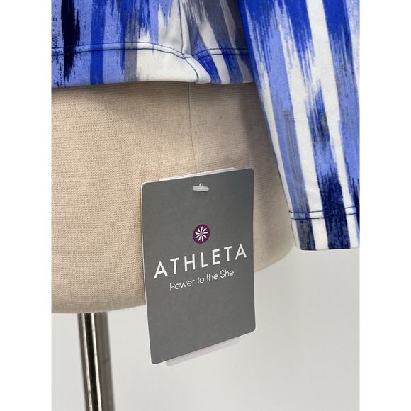 NWT~Athleta Women’s Swim Wailea Long Sleeve Rashguard Blue Size Large - Picture 10 of 14